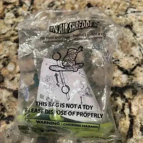 Big Air Shredder AmPm Mountain Dew Antenna Topper Original Package 2002 - Sealed - Picture 3 of 3